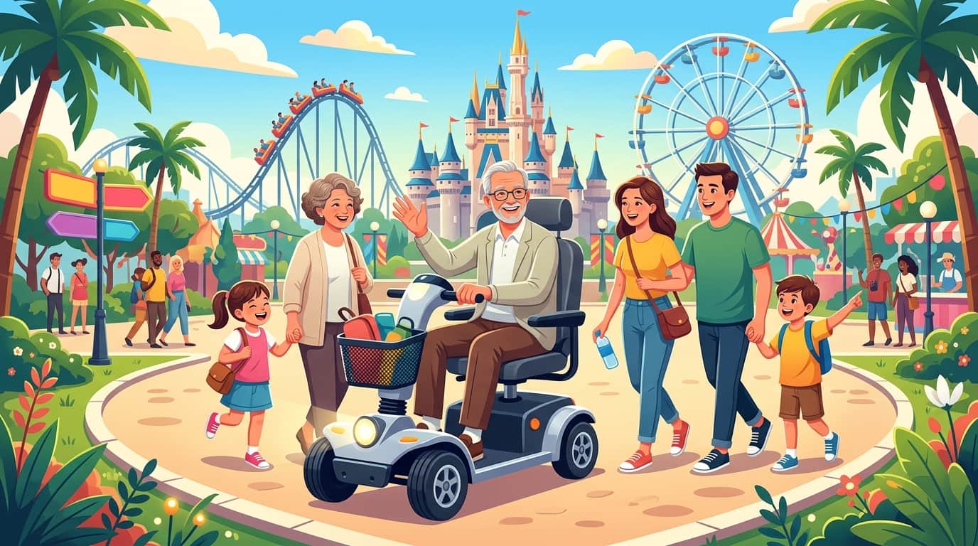 What is an ECV Scooter Used for at Disney in Orlando?