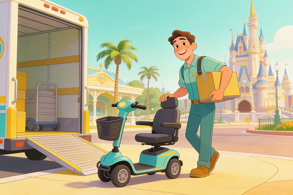 Disney Resort Scooter Delivery vs Meet and Greet