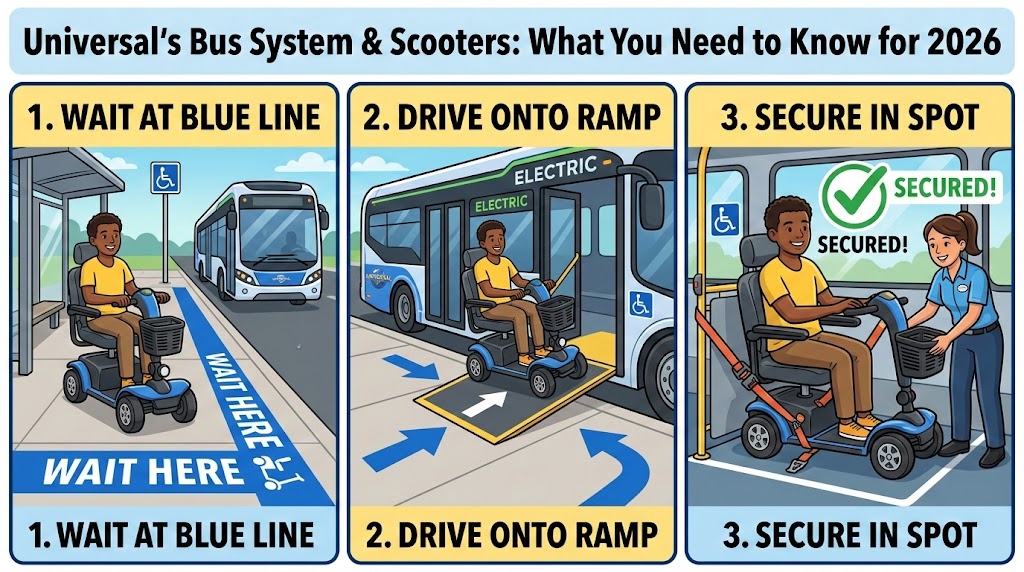 Universal Orlando Bus & Scooter Guide for Epic Universe 2026
