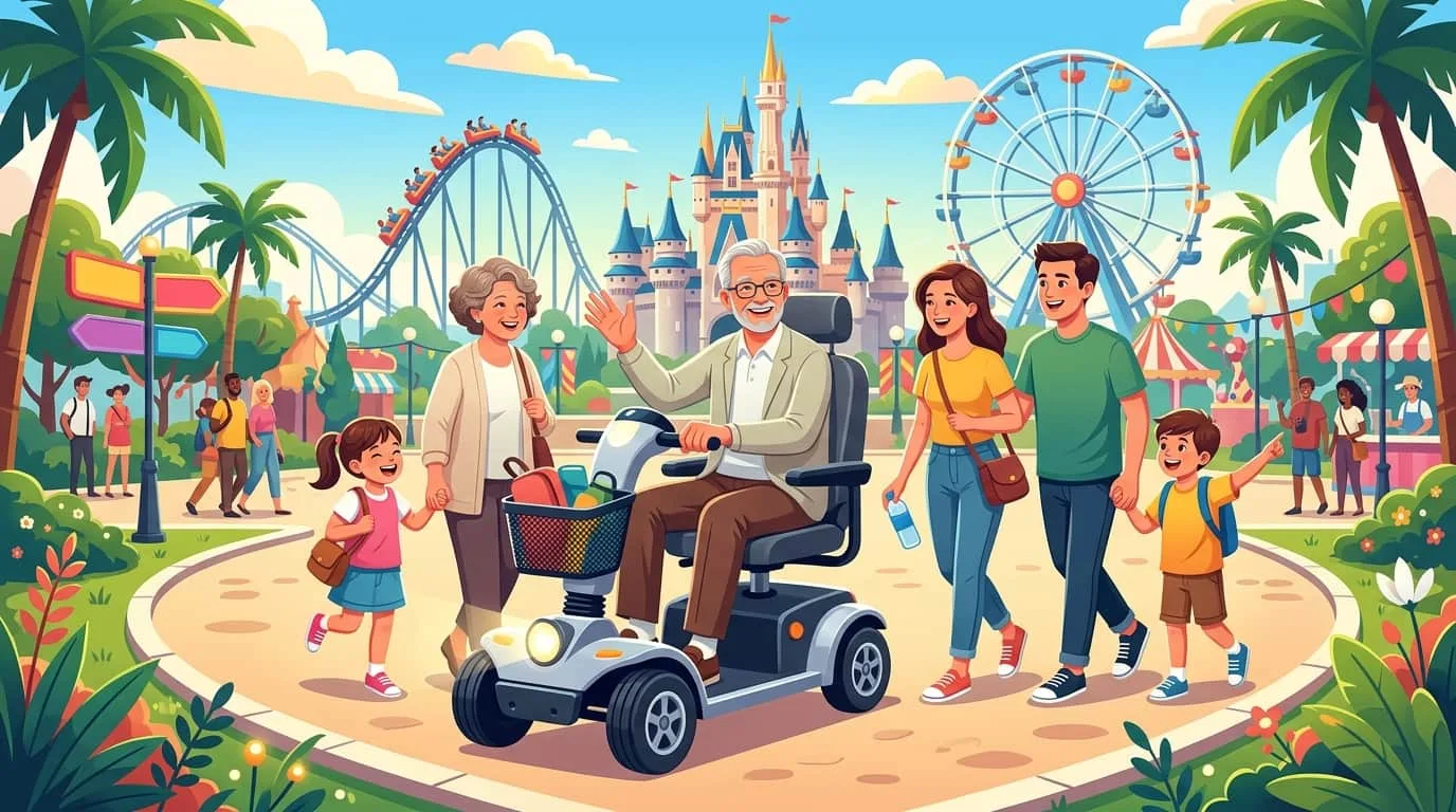 What is an ECV Scooter Used for at Disney in Orlando?