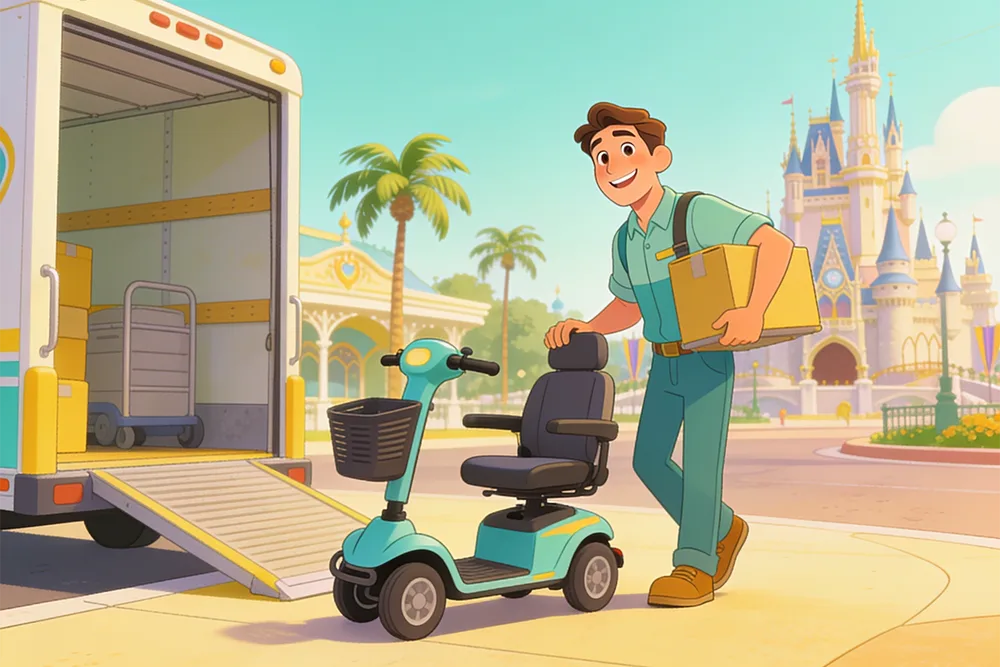Disney Resort Scooter Delivery vs Meet and Greet