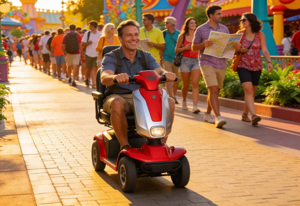 Battery Anxiety at Disney? How Long a Rented Orlando Scooter Really Lasts Park Open to Park Close